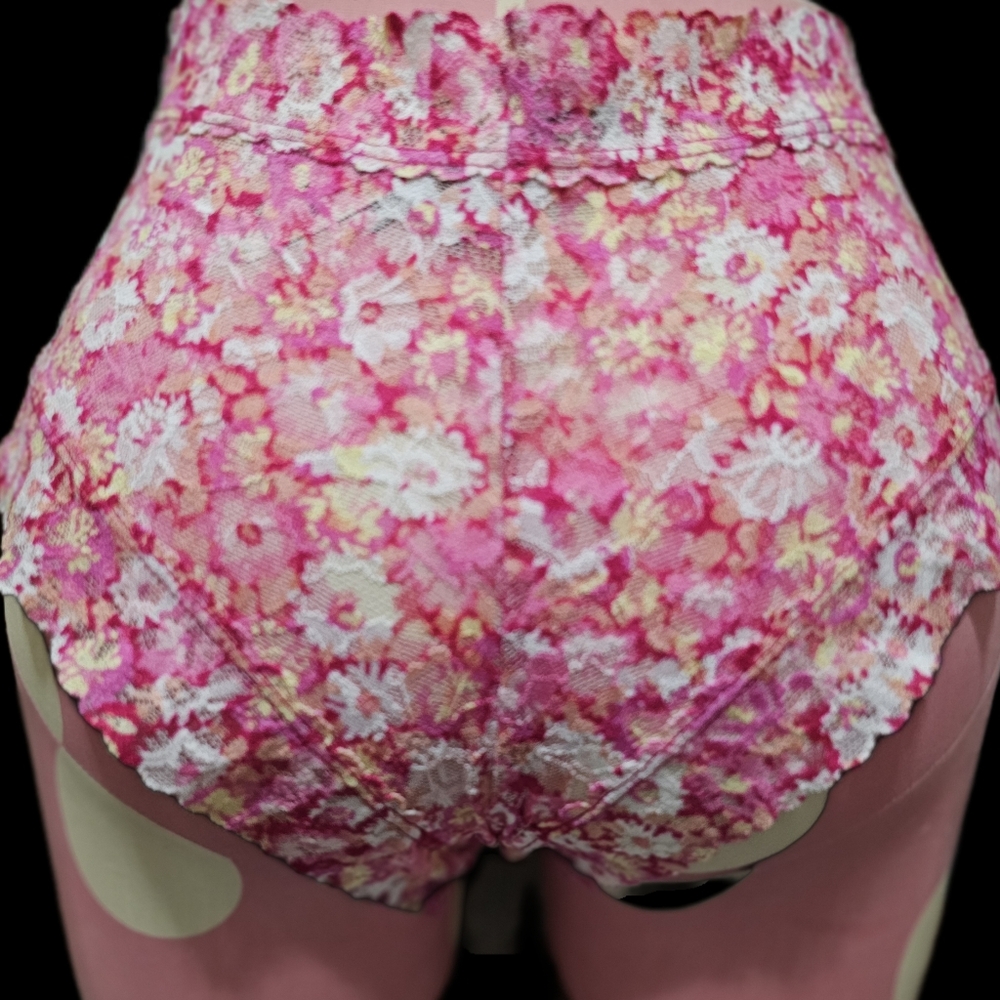 Floral Lace Pink Cheeky VS Painties But Any 3 Pairs for $25